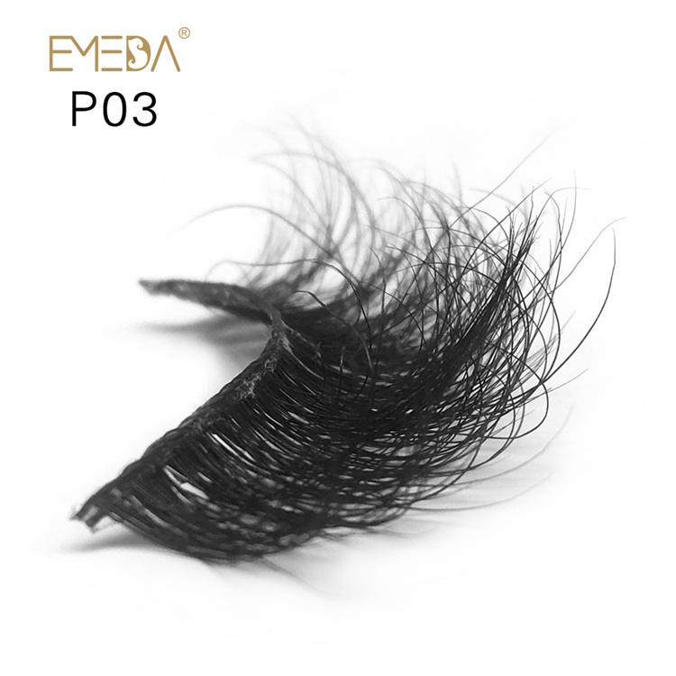 3D Strips Mink Eyelashes,Wholesale Handmade Natural Real Mink Fur Eyelash PY1